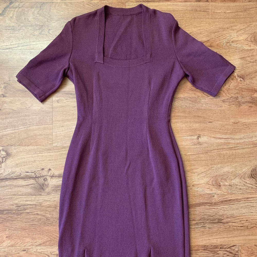 Pageant Interview Eggplant Dress